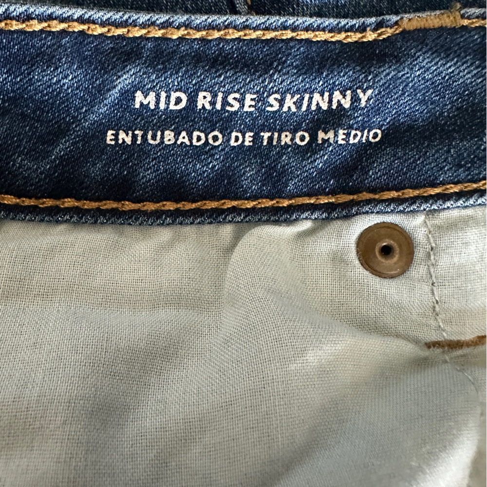 Universal Thread Blue Skinny Jeans Sz 14 - Picture 6 of 7